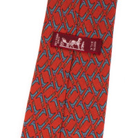 Hermès Accessoire aus Seide in Rot