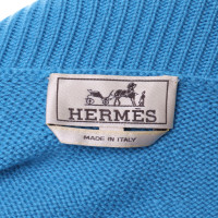 Hermès Knitted pullover in turquoise