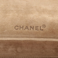Chanel Handtasche aus Wildleder in Beige