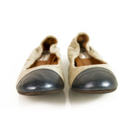 Lanvin Slippers/Ballerinas Linen in Beige