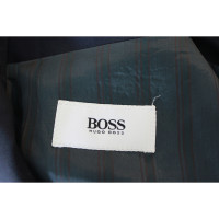 Hugo Boss Jacke/Mantel aus Wolle in Grau