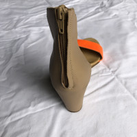 Mm6 By Maison Margiela Sandals Leather in Orange