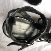 Balenciaga Sandals Patent leather in Black