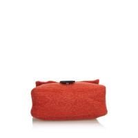 Fendi Umhängetasche aus Wolle in Rot