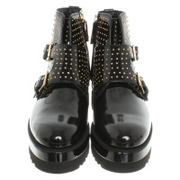 Hogan Ankle boots Patent leather in Black