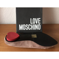 Moschino Love Slippers/Ballerinas Suede in Brown