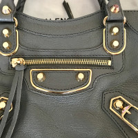 Balenciaga City Bag Leather in Grey