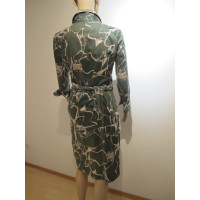 Samantha Sung Kleid aus Baumwolle in Oliv