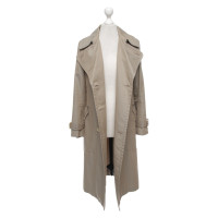 Max Mara Jacket/Coat Cotton in Olive