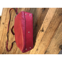 Furla Shoulder bag Leather in Red