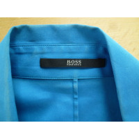Hugo Boss Blazer aus Baumwolle in Blau