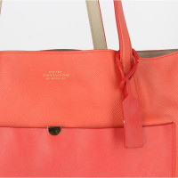 Smythson Tote bag Leather in Red
