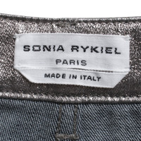 Sonia Rykiel Hose in Silber/Metallic