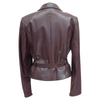 Jil Sander Leather Blazer with belt