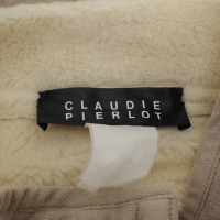 Claudie Pierlot Leather jacket in beige