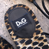 D&G Sandalen aus Seide