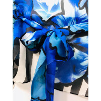 Roberto Cavalli Top Silk in Blue