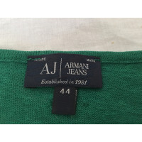 Armani Jeans Top en Coton en Vert