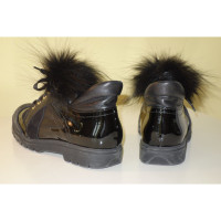 Baldinini Chaussures à lacets en Cuir en Noir