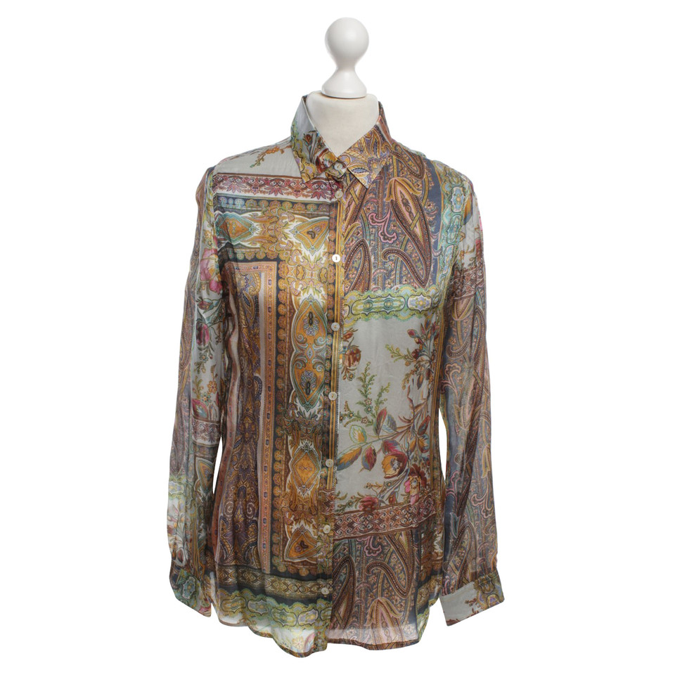 Andere merken Malvin - zijden blouse met patroon mix