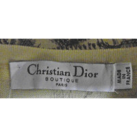 Christian Dior Oberteil aus Wolle in Braun