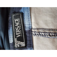 Versace Jupe en Coton en Bleu