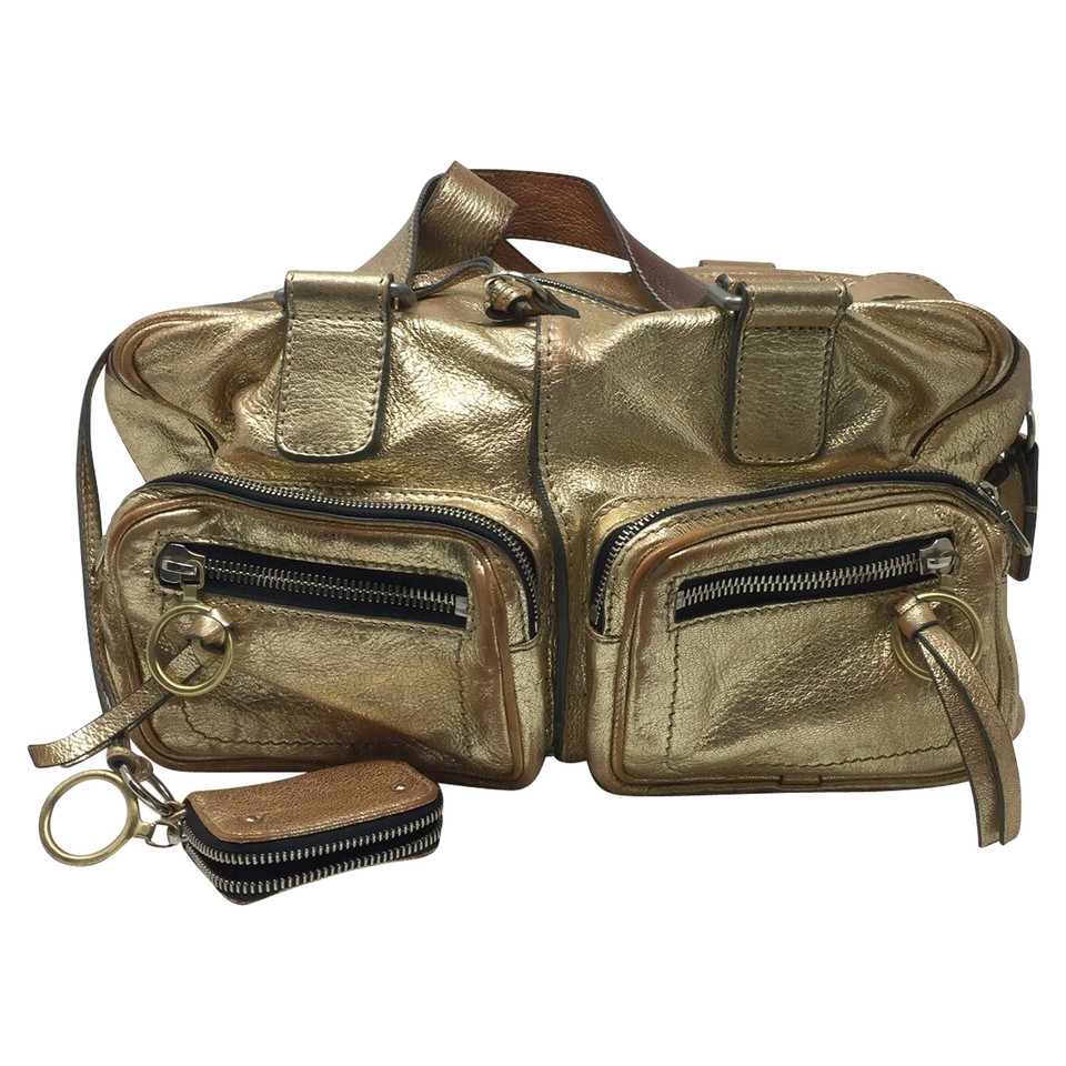 Chloé Tote Bag aus Leder in Gold
