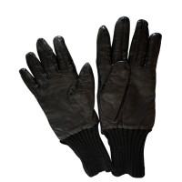 D&G Handschuhe aus Leder in Schwarz