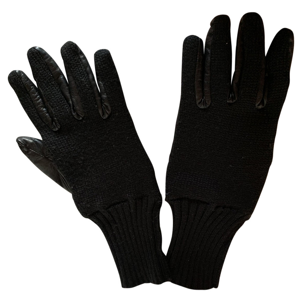 D&G Handschuhe aus Leder in Schwarz