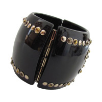 Chanel Bangle with Rhinestones and rivets 