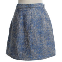 Bruuns Bazaar skirt in blue / grey