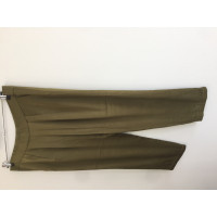 Diane Von Furstenberg Paire de Pantalon en Soie en Vert