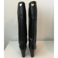 Pollini Boots Leather in Black