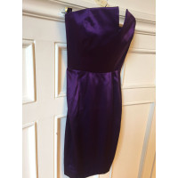 Yves Saint Laurent Kleid aus Seide in Violett