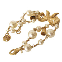 Chanel Perlen-Armband mit Fingerhut und Druckknopf