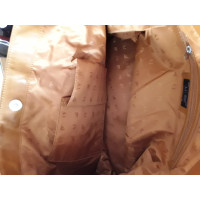 Armani Jeans Shoulder bag Leather in Beige
