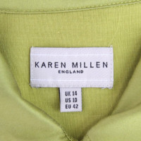 Karen Millen Bluse in Grüngelb