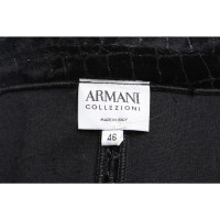 Giorgio Armani Velvet blazer in zwart