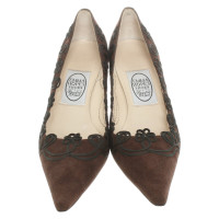Emma Hope´S Shoes Pumps/Peeptoes aus Wildleder in Braun