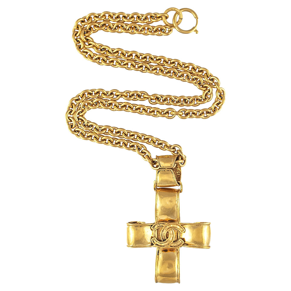 Chanel Gouden ketting met hanger