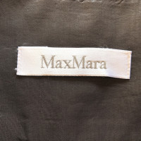 Max Mara Jupe mi-longue marron métallisé