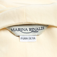 Marina Rinaldi Top Silk in Beige