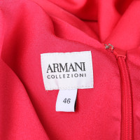 Armani Collezioni Kleid aus Seide in Rot