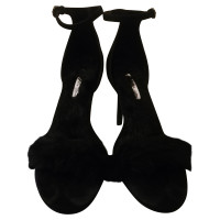 And Other Stories Sandals Suede in Black