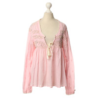 Odd Molly Cotton blouse in pink