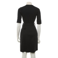 Burberry Kleid aus Wolle in Schwarz