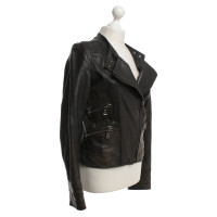 Dolce & Gabbana Leather Jacket in Black