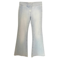 Balmain Hose aus Baumwolle in Blau