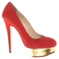 Charlotte Olympia High Heels in red