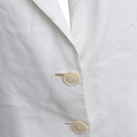 Armani Collezioni Linen Blazer in white